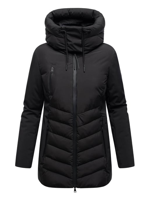 Chaqueta de invierno para mujer Marikoo Tivaa XVI con softshell y capucha desmontable - Image 2