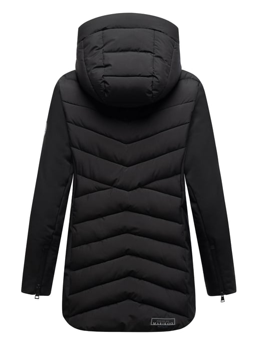 Chaqueta de invierno para mujer Marikoo Tivaa XVI con softshell y capucha desmontable - Image 4