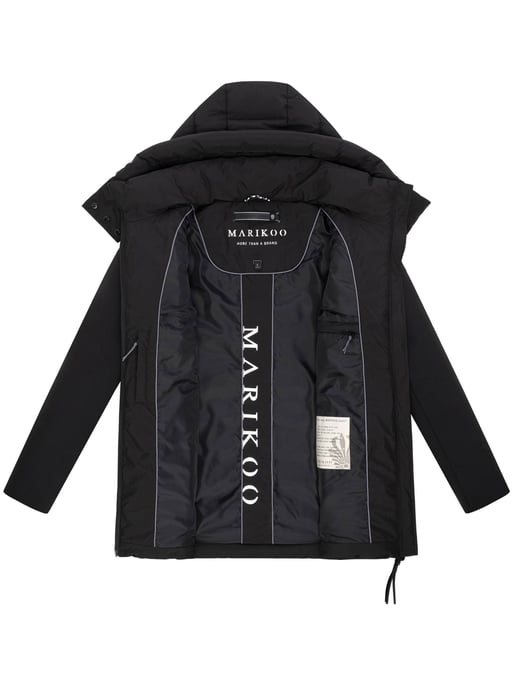 Chaqueta de invierno para mujer Marikoo Tivaa XVI con softshell y capucha desmontable - Image 5