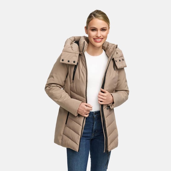 Chaqueta de invierno para mujer Marikoo Tivaa XVI con softshell y capucha desmontable - Image 6