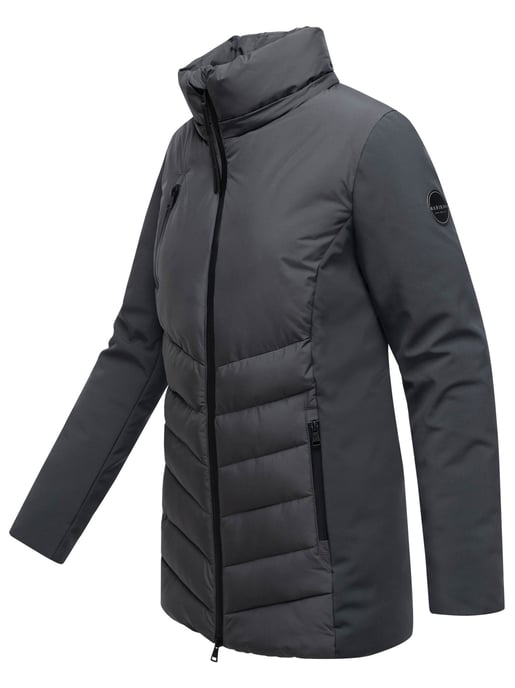 Chaqueta de invierno para mujer Marikoo Tivaa XVI con softshell y capucha desmontable - Image 3