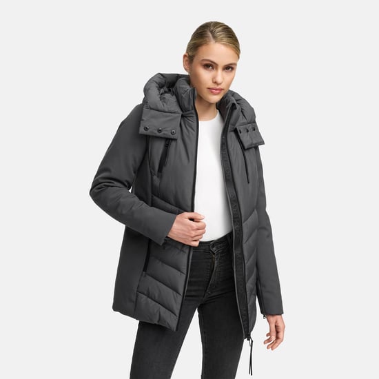 Chaqueta de invierno para mujer Marikoo Tivaa XVI con softshell y capucha desmontable - Image 6
