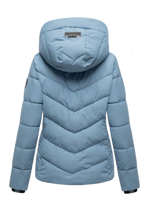 Chaqueta de invierno Marikoo Sahnemausii XVI para mujer con capucha desmontable - Image 4