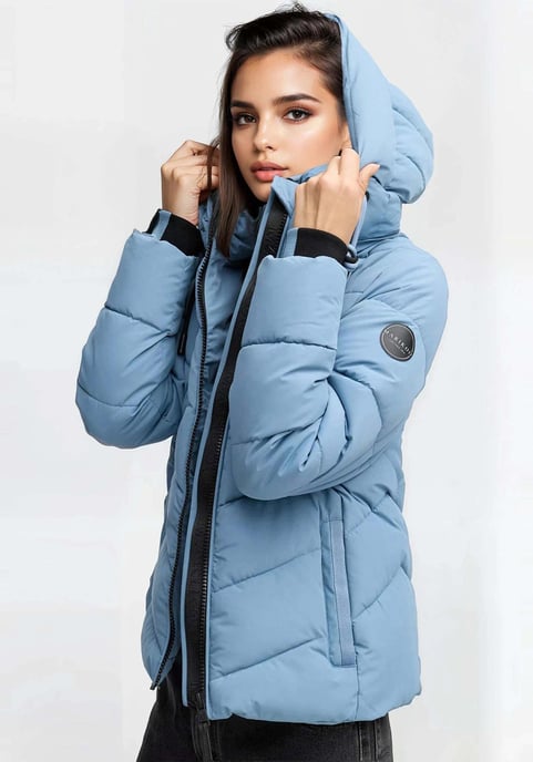 Chaqueta de invierno Marikoo Sahnemausii XVI para mujer con capucha desmontable - Image 5