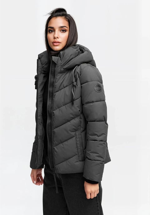 Chaqueta de invierno Marikoo Sahnemausii XVI para mujer con capucha desmontable - Image 5