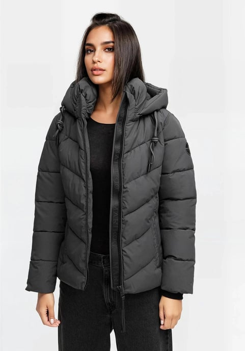 Chaqueta de invierno Marikoo Sahnemausii XVI para mujer con capucha desmontable - Image 6