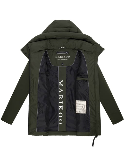 Chaqueta de invierno para mujer Marikoo Tivaa XVI con softshell y capucha desmontable - Image 5