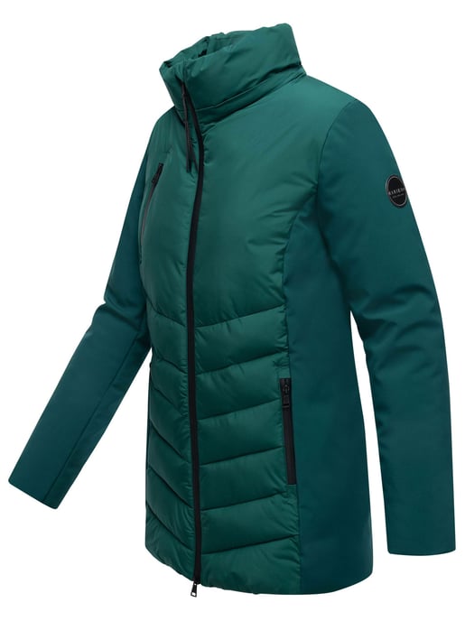 Chaqueta de invierno para mujer Marikoo Tivaa XVI con softshell y capucha desmontable - Image 3