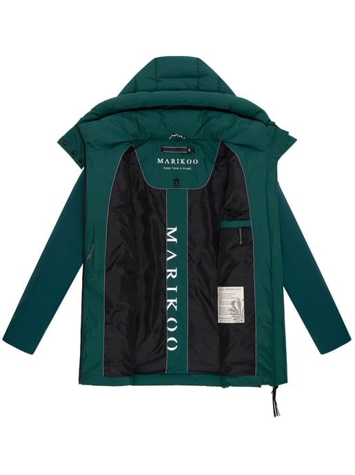 Chaqueta de invierno para mujer Marikoo Tivaa XVI con softshell y capucha desmontable - Image 5
