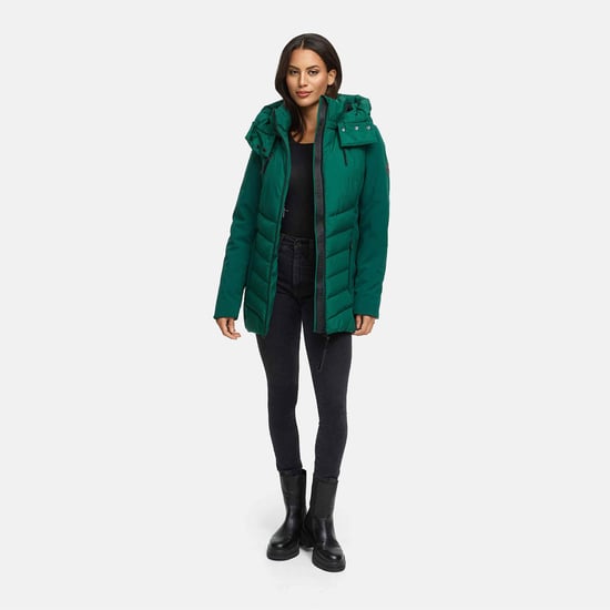 Chaqueta de invierno para mujer Marikoo Tivaa XVI con softshell y capucha desmontable - Image 6