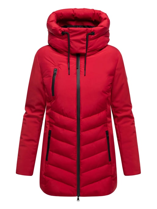 Chaqueta de invierno para mujer Marikoo Tivaa XVI con softshell y capucha desmontable - Image 2