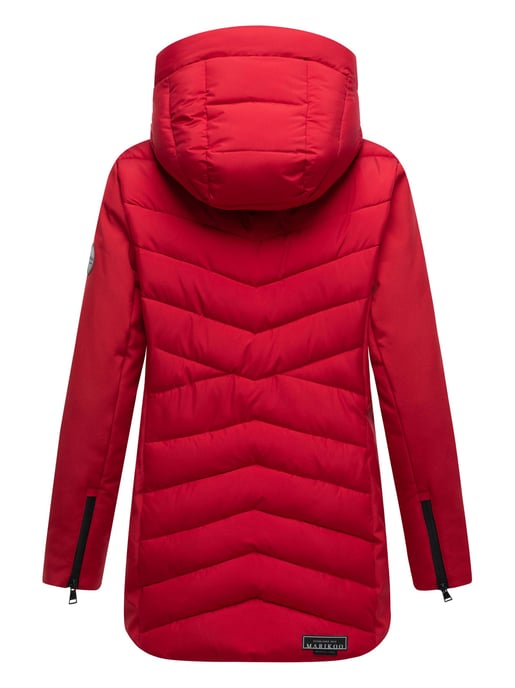 Chaqueta de invierno para mujer Marikoo Tivaa XVI con softshell y capucha desmontable - Image 4