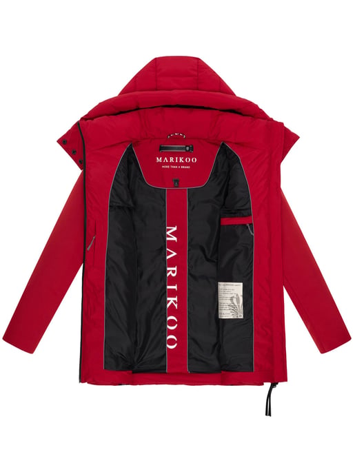 Chaqueta de invierno para mujer Marikoo Tivaa XVI con softshell y capucha desmontable - Image 5