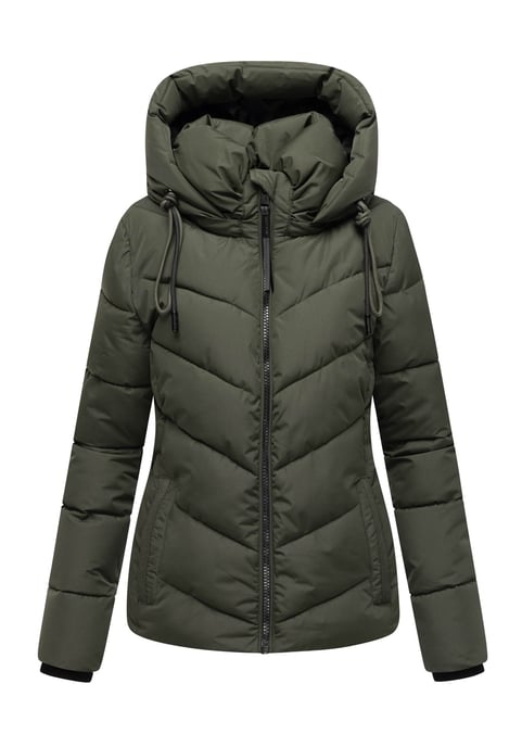Chaqueta de invierno Marikoo Sahnemausii XVI para mujer con capucha desmontable - Image 2