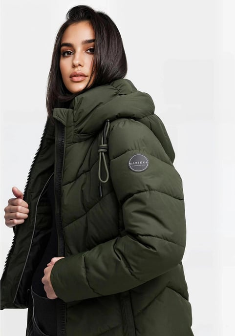 Chaqueta de invierno Marikoo Sahnemausii XVI para mujer con capucha desmontable - Image 6