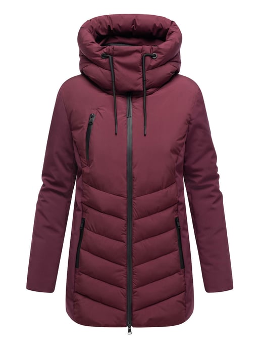 Chaqueta de invierno para mujer Marikoo Tivaa XVI con softshell y capucha desmontable - Image 2
