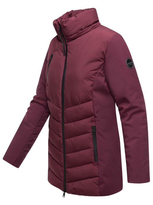Chaqueta de invierno para mujer Marikoo Tivaa XVI con softshell y capucha desmontable - Image 3