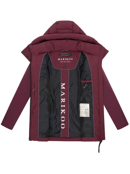 Chaqueta de invierno para mujer Marikoo Tivaa XVI con softshell y capucha desmontable - Image 5