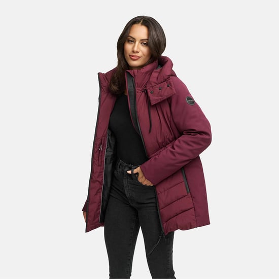 Chaqueta de invierno para mujer Marikoo Tivaa XVI con softshell y capucha desmontable - Image 6
