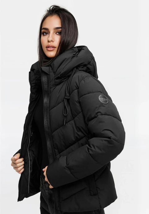 Chaqueta de invierno Marikoo Sahnemausii XVI para mujer con capucha desmontable - Image 6