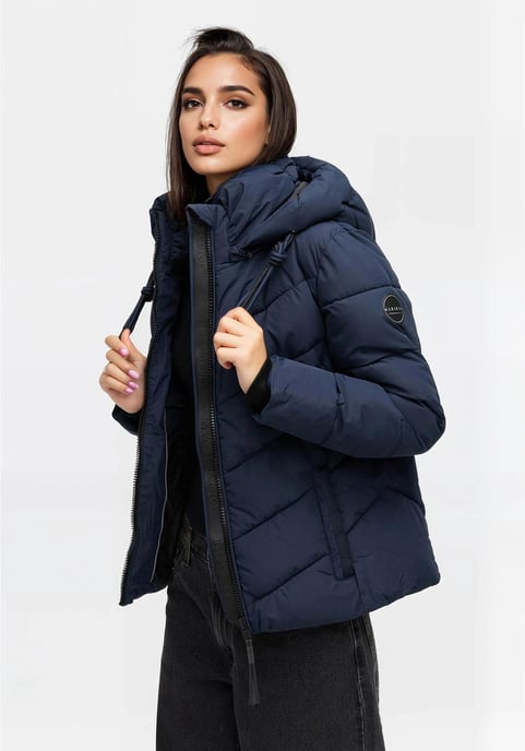 Chaqueta de invierno Marikoo Sahnemausii XVI para mujer con capucha desmontable - Image 6