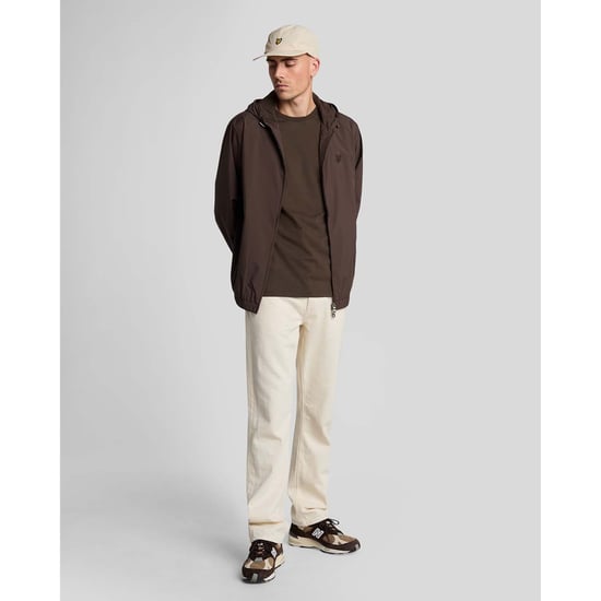 Chaqueta bomber con capucha tonal de águila Lyle And Scott para hombre en verde - Image 2