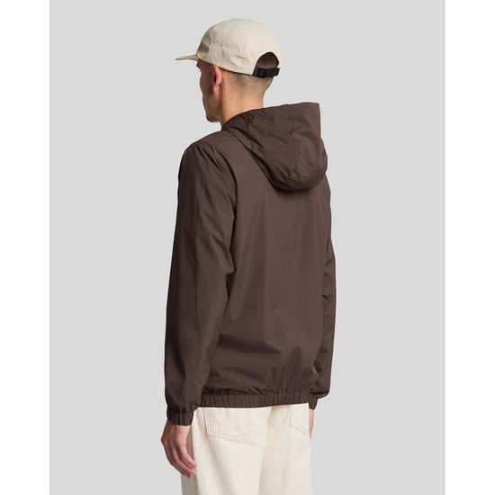Chaqueta bomber con capucha tonal de águila Lyle And Scott para hombre en verde - Image 3