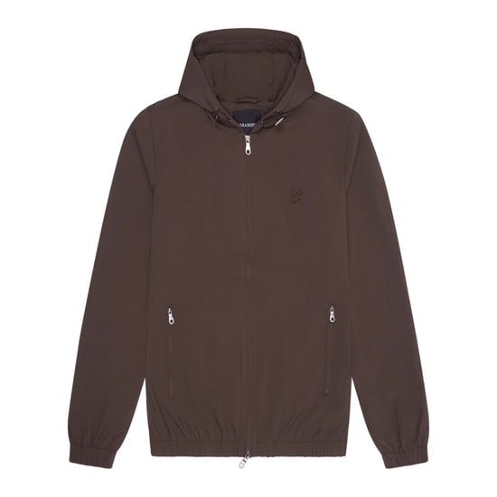 Chaqueta bomber con capucha tonal de águila Lyle And Scott para hombre en verde - Image 5