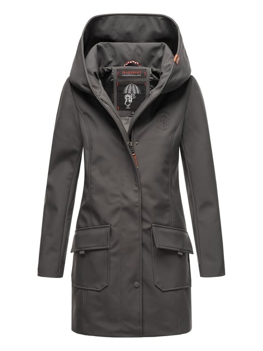 Marikoo chaqueta softshell mujer – Mayleen impermeable con capucha - Image 1