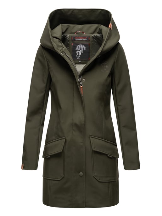 Marikoo chaqueta softshell mujer – Mayleen impermeable con capucha - Image 1