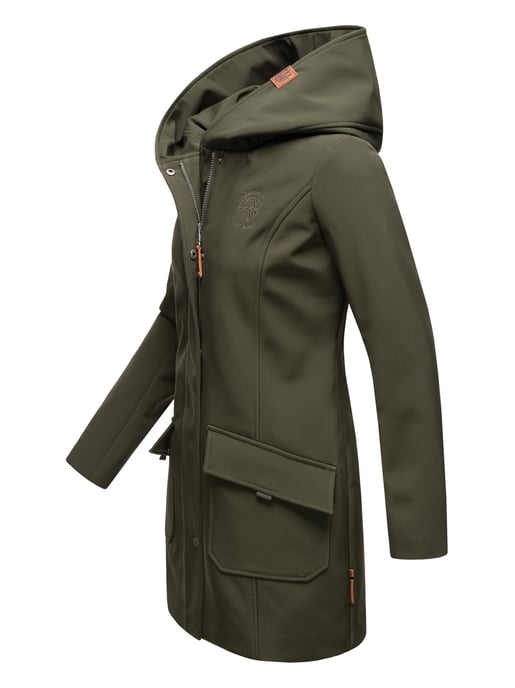 Marikoo chaqueta softshell mujer – Mayleen impermeable con capucha - Image 3