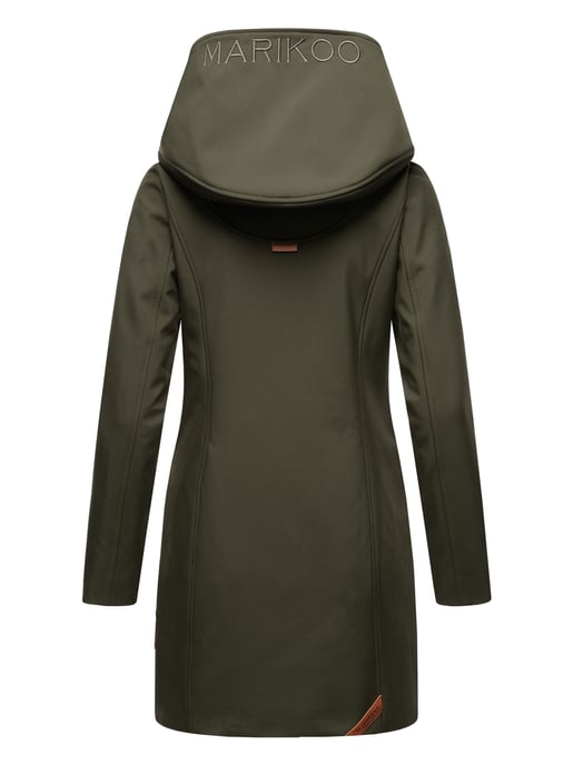 Marikoo chaqueta softshell mujer – Mayleen impermeable con capucha - Image 4