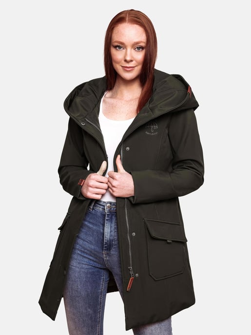 Marikoo chaqueta softshell mujer – Mayleen impermeable con capucha - Image 6