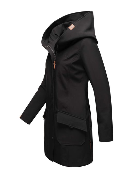 Marikoo chaqueta softshell mujer – Mayleen impermeable con capucha - Image 3