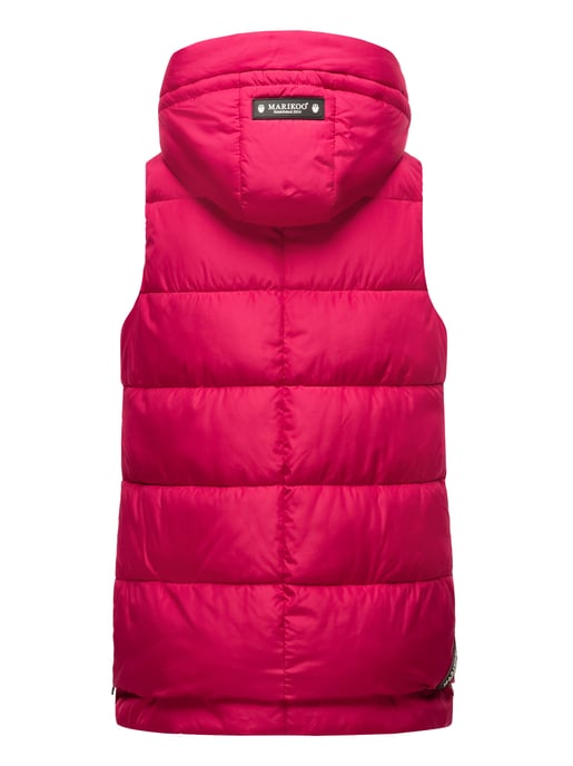 Marikoo chaleco acolchado mujer – Zarinaa ligero con capucha desmontable - Image 4