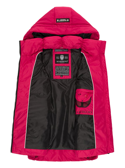 Marikoo chaleco acolchado mujer – Zarinaa ligero con capucha desmontable - Image 5