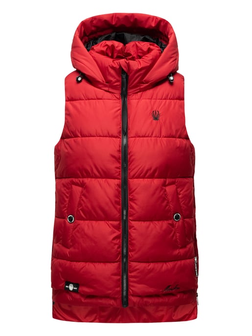 Marikoo chaleco acolchado mujer – Zarinaa ligero con capucha desmontable - Image 2