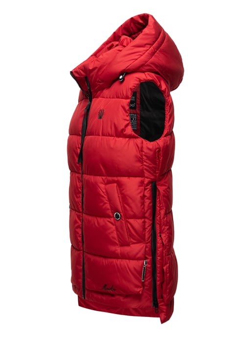 Marikoo chaleco acolchado mujer – Zarinaa ligero con capucha desmontable - Image 3