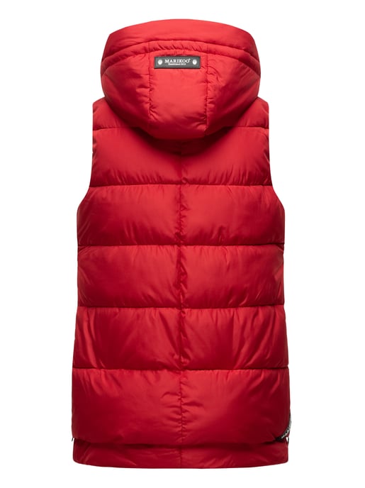 Marikoo chaleco acolchado mujer – Zarinaa ligero con capucha desmontable - Image 4