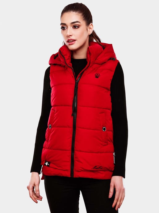 Marikoo chaleco acolchado mujer – Zarinaa ligero con capucha desmontable - Image 6