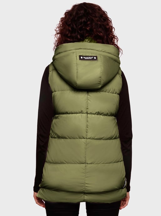 Marikoo chaleco acolchado mujer – Zarinaa ligero con capucha desmontable - Image 4