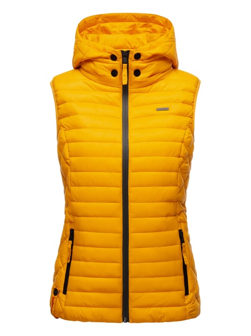 Marikoo chaleco acolchado mujer – Hasenpfote ligero con capucha desmontable - Image 2
