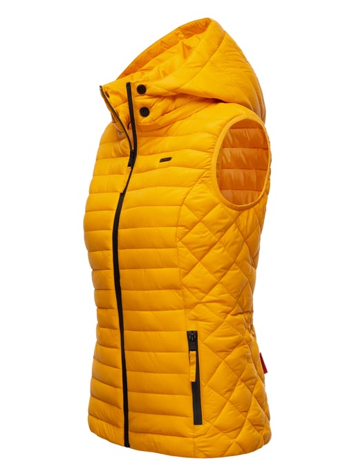 Marikoo chaleco acolchado mujer – Hasenpfote ligero con capucha desmontable - Image 3