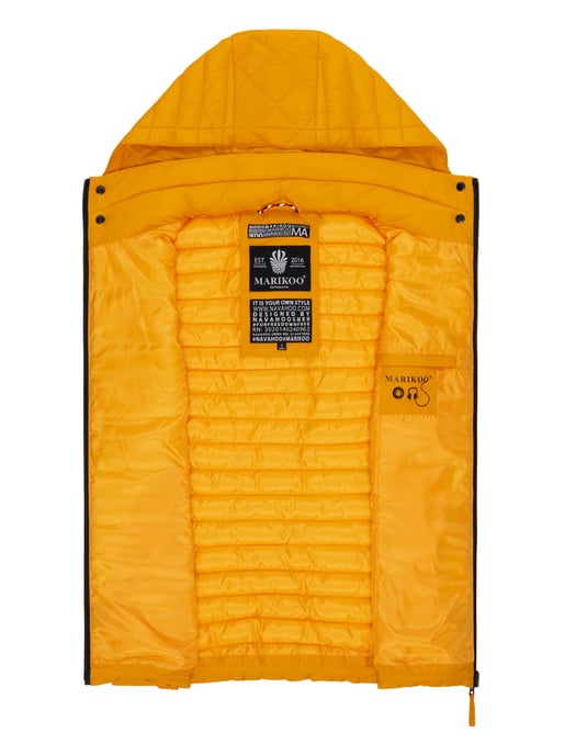 Marikoo chaleco acolchado mujer – Hasenpfote ligero con capucha desmontable - Image 5