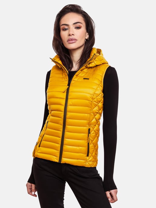 Marikoo chaleco acolchado mujer – Hasenpfote ligero con capucha desmontable - Image 6