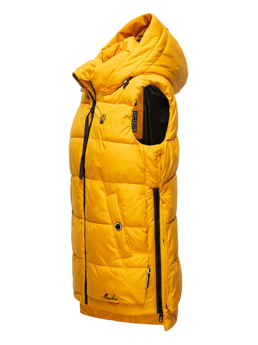 Marikoo chaleco acolchado mujer – Zarinaa ligero con capucha desmontable - Image 3