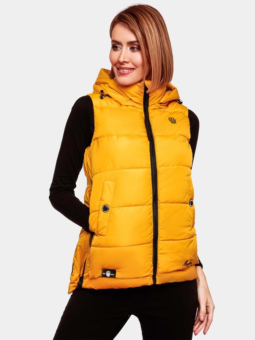 Marikoo chaleco acolchado mujer – Zarinaa ligero con capucha desmontable - Image 6