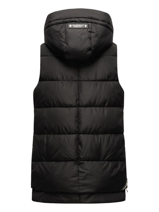 Marikoo chaleco acolchado mujer – Zarinaa ligero con capucha desmontable - Image 4