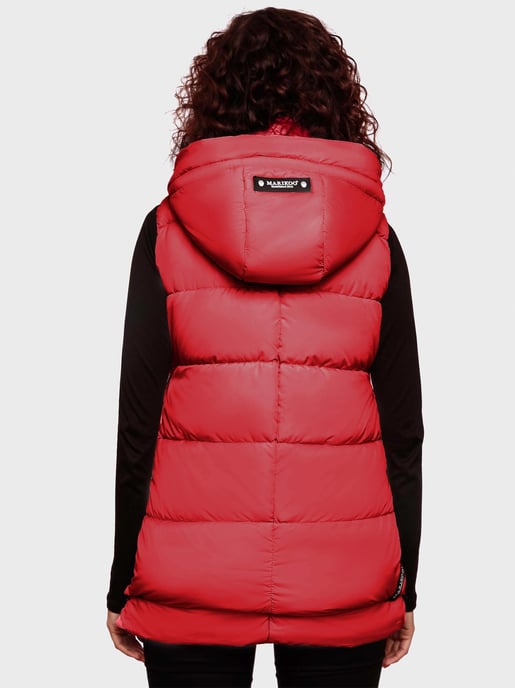 Marikoo chaleco acolchado mujer – Zarinaa ligero con capucha desmontable - Image 4