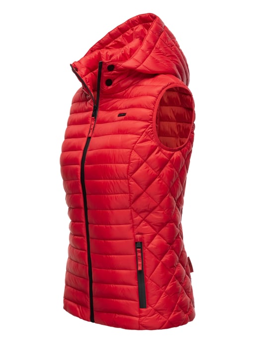 Marikoo chaleco acolchado mujer – Hasenpfote ligero con capucha desmontable - Image 3
